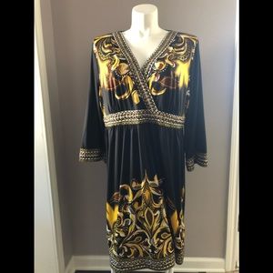 INC dress-3X-long sleeves- slip on- gently worn